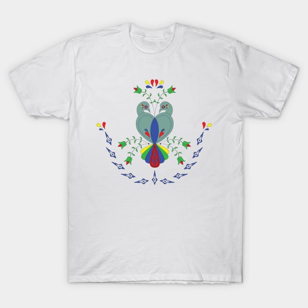 Two Love Birds T-Shirt by Spirit-Dragon